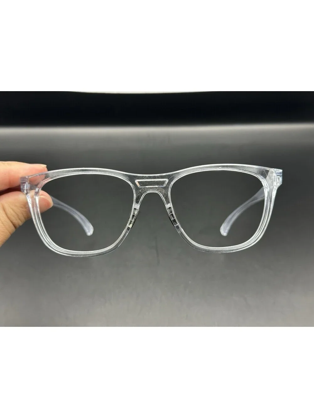 Oakley Leadline Polished Clear Frame (Purple Icon) OO9473-0856